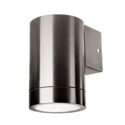 GU10 Wall Light Fitting, IP44, Stainless Steel Body