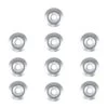 Pack Of 10 - LED Decking Lights. 15mm Diameter, White Or Blue LED