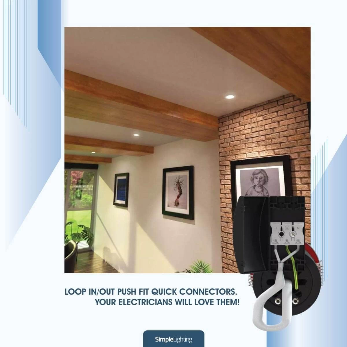 Pack Of 50 Die-Cast Fixed GU10 Fire Rated Downlights In A White Finish - Image 6